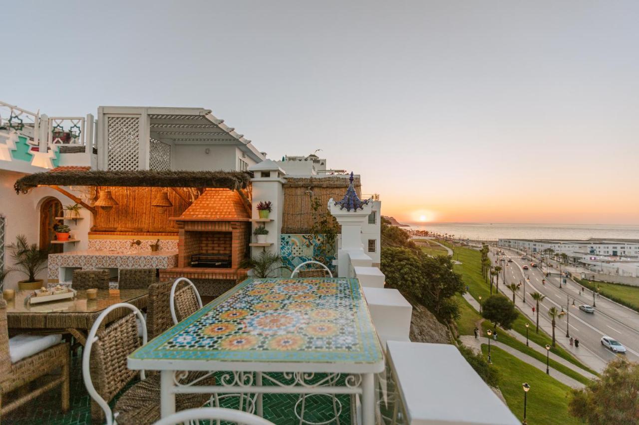 Riad Villa With Mediterranean Sea Views Of Spain And Gibraltar Tanger Eksteriør billede