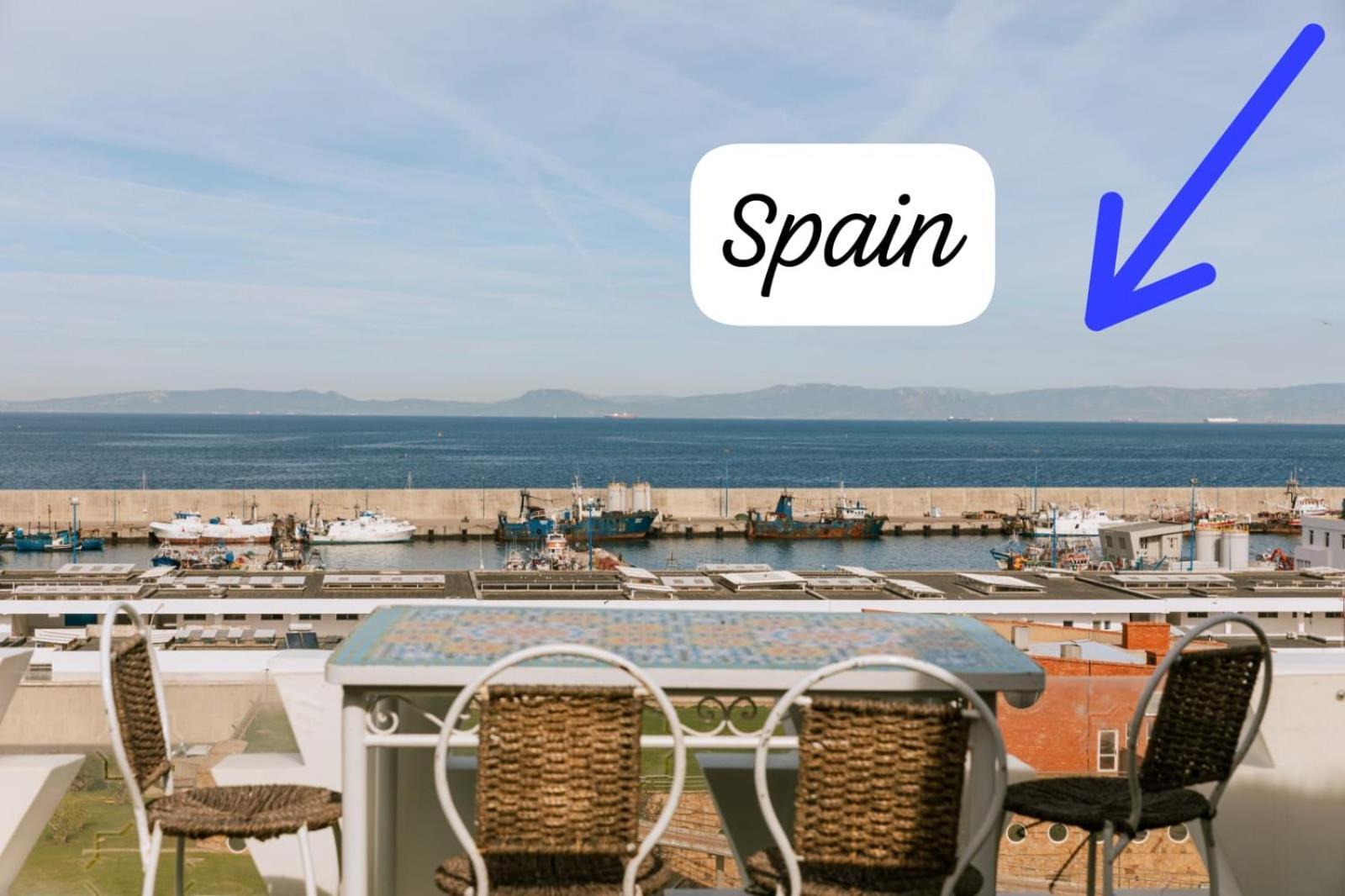 Riad Villa With Mediterranean Sea Views Of Spain And Gibraltar Tanger Eksteriør billede